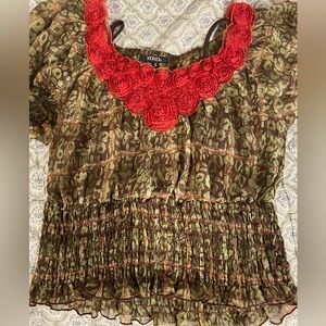 XOXO floral top
